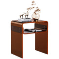 solaround Acrylic Side Table, Dark Brown