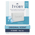 Ivory Original Bar Soap | 99.44% Pure Bath Size Bars | 10-Count Pack