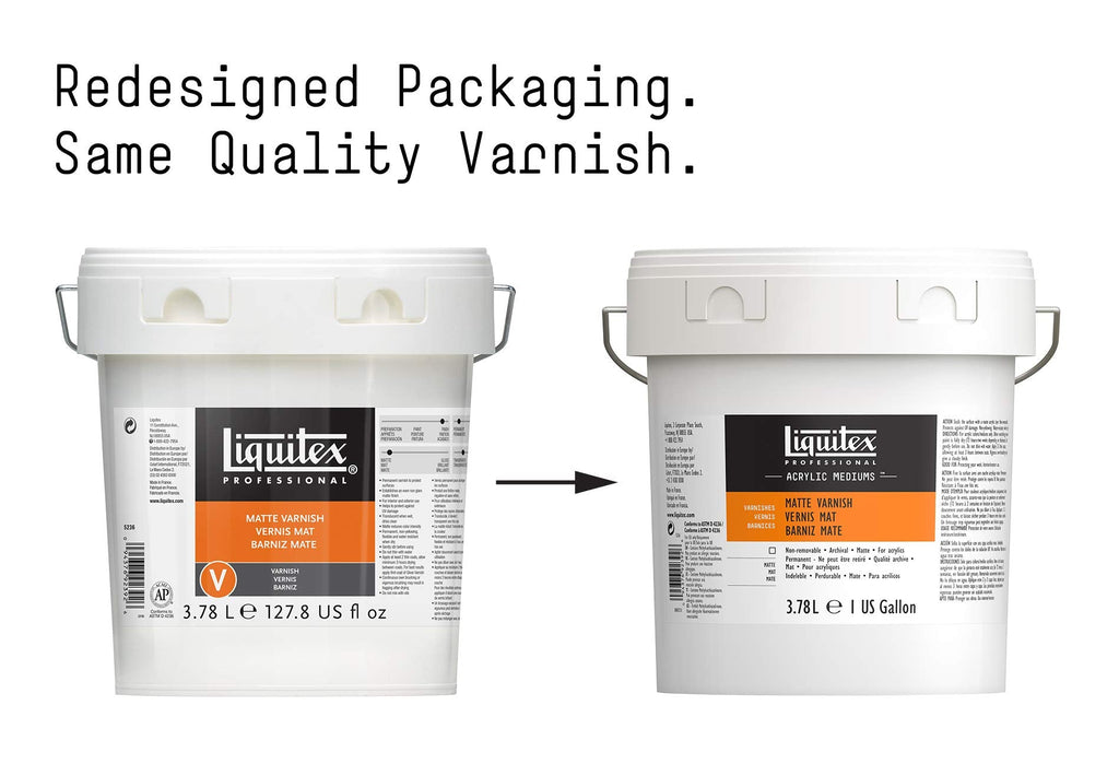 Liquitex Professional Matte Varnish – Archival Acrylic Medium, 3.79L