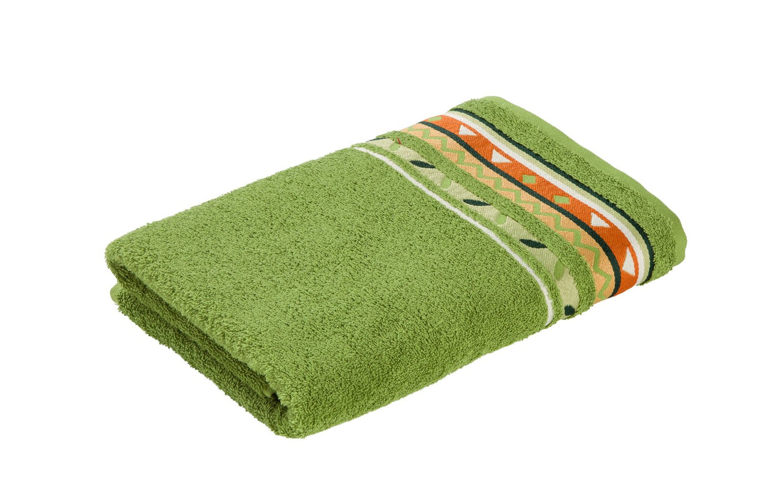 Möve Frottana Country Bath Towel | 100% Cotton, Peridot – 67 x 140 cm