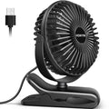 HONYIN Mini USB Clip Fan | 3-Speed 720° Rotation Desk Fan for Office