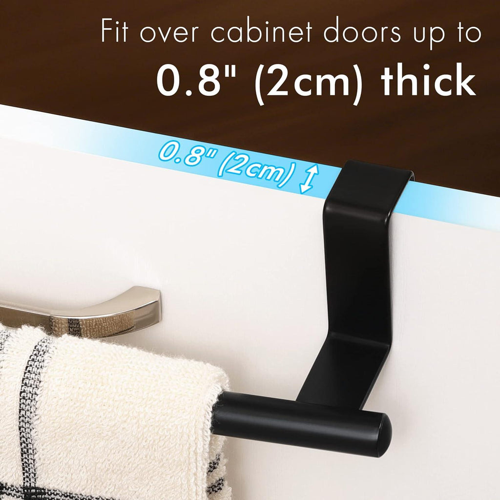 KES Over the Door Towel Bar - Rustproof Cabinet Rack, Set of 2
