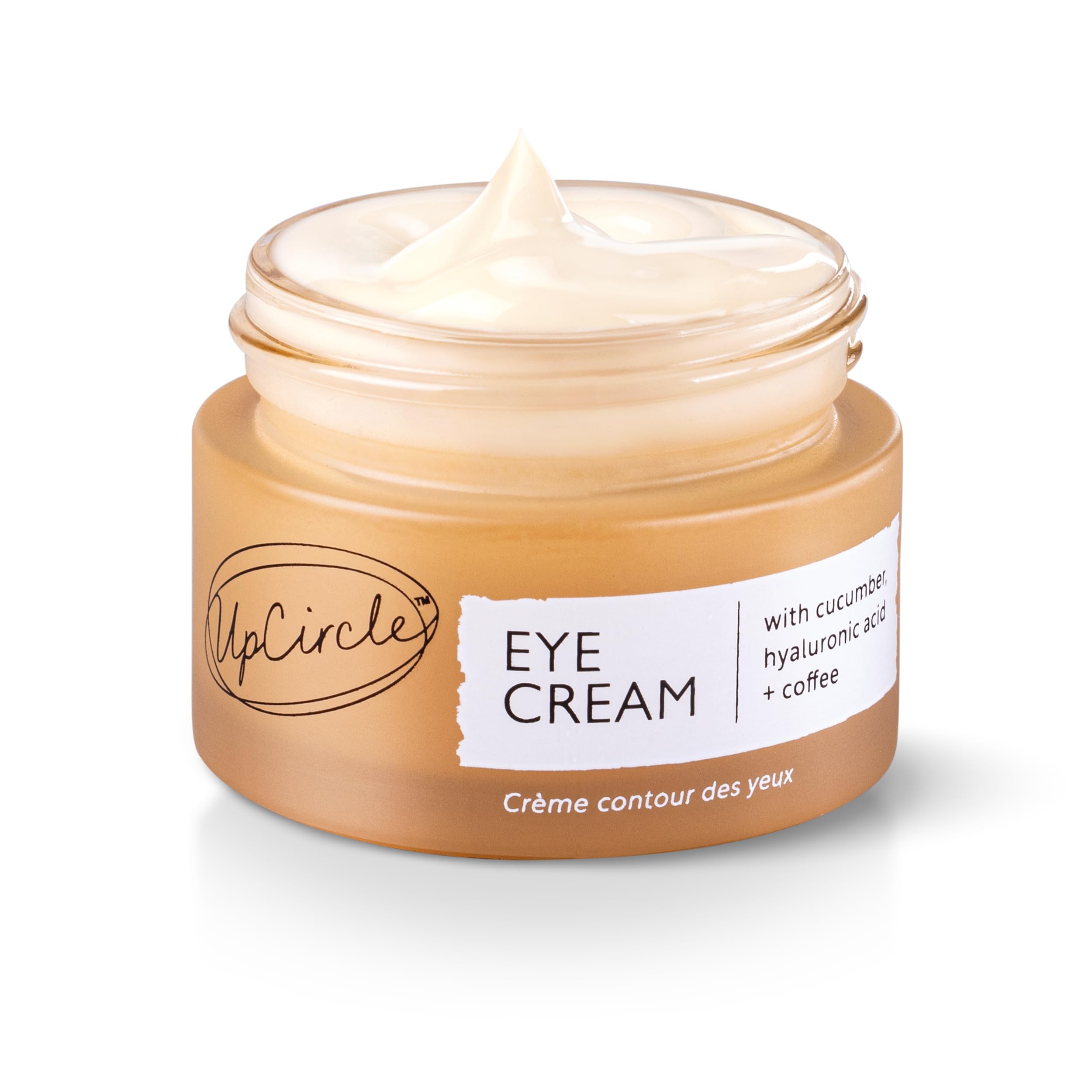UpCircle Eye Cream with Coffee & Hyaluronic Acid for Dark Circles - 15ml