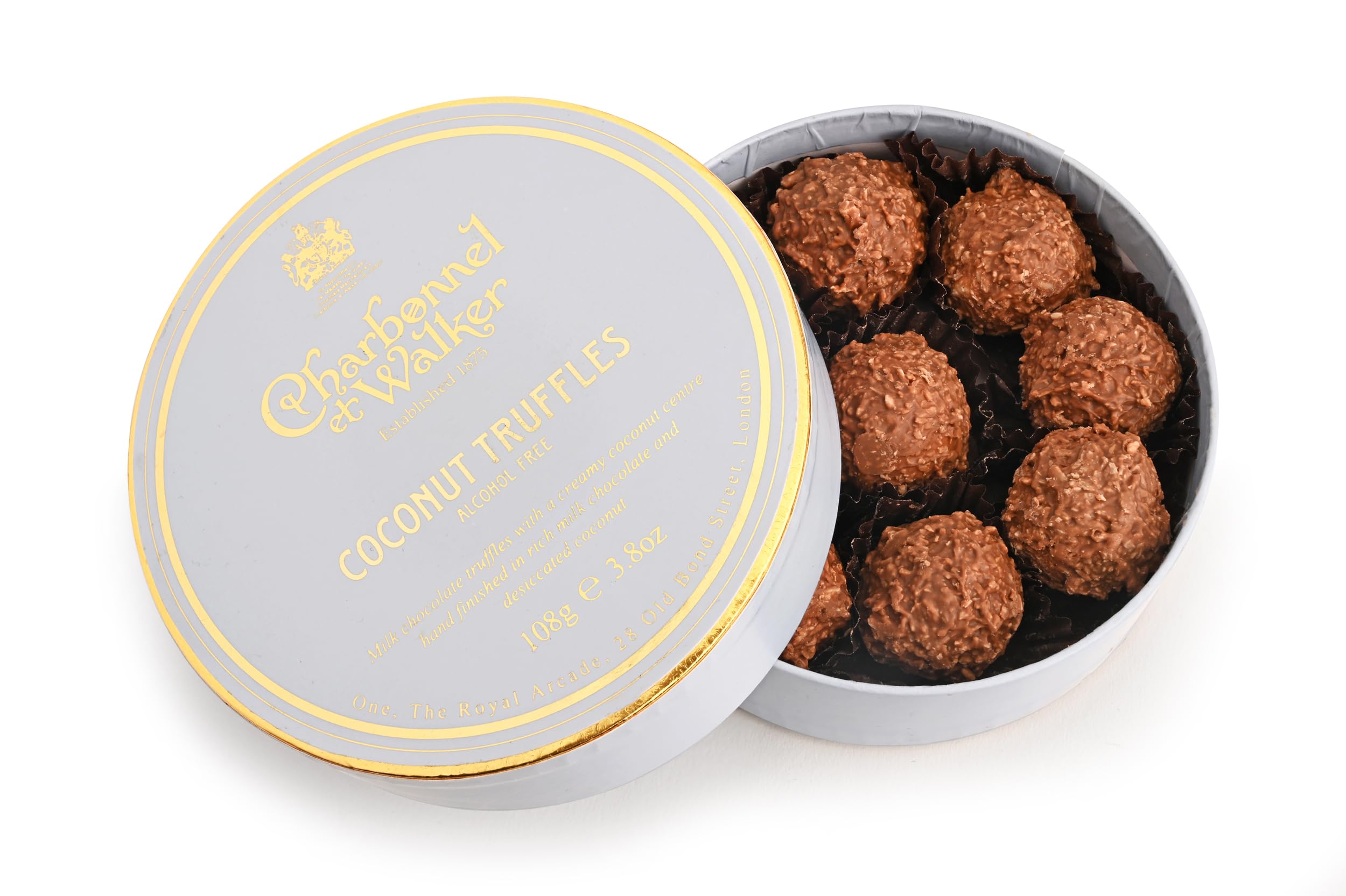 Charbonnel et Walker Coconut Truffles – Luxury Milk Chocolate, 108g