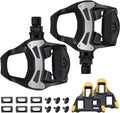 Jolof Store Road Bike Pedals | SPD-SL Compatible Wide Platform Cleat Set