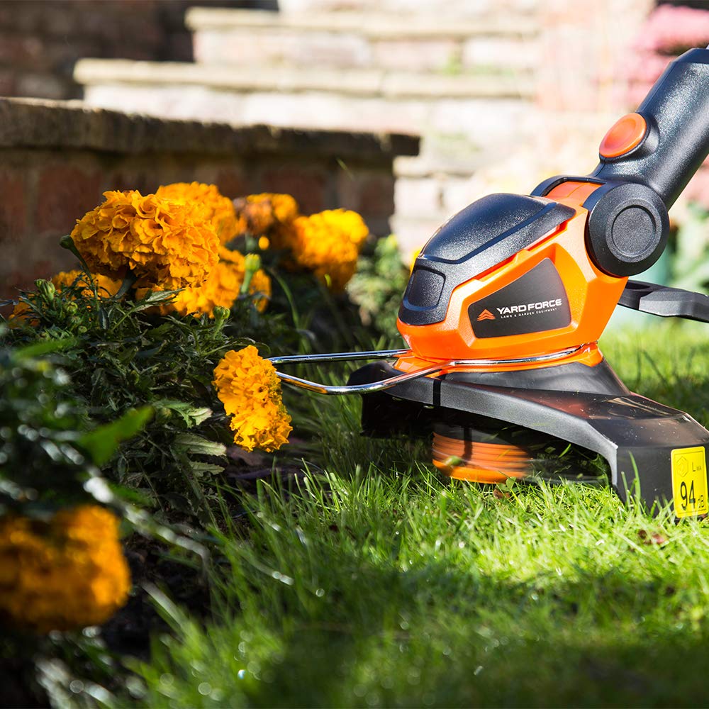 Yard Force 40V Cordless Grass Trimmer – 30cm Head with Wheel Support