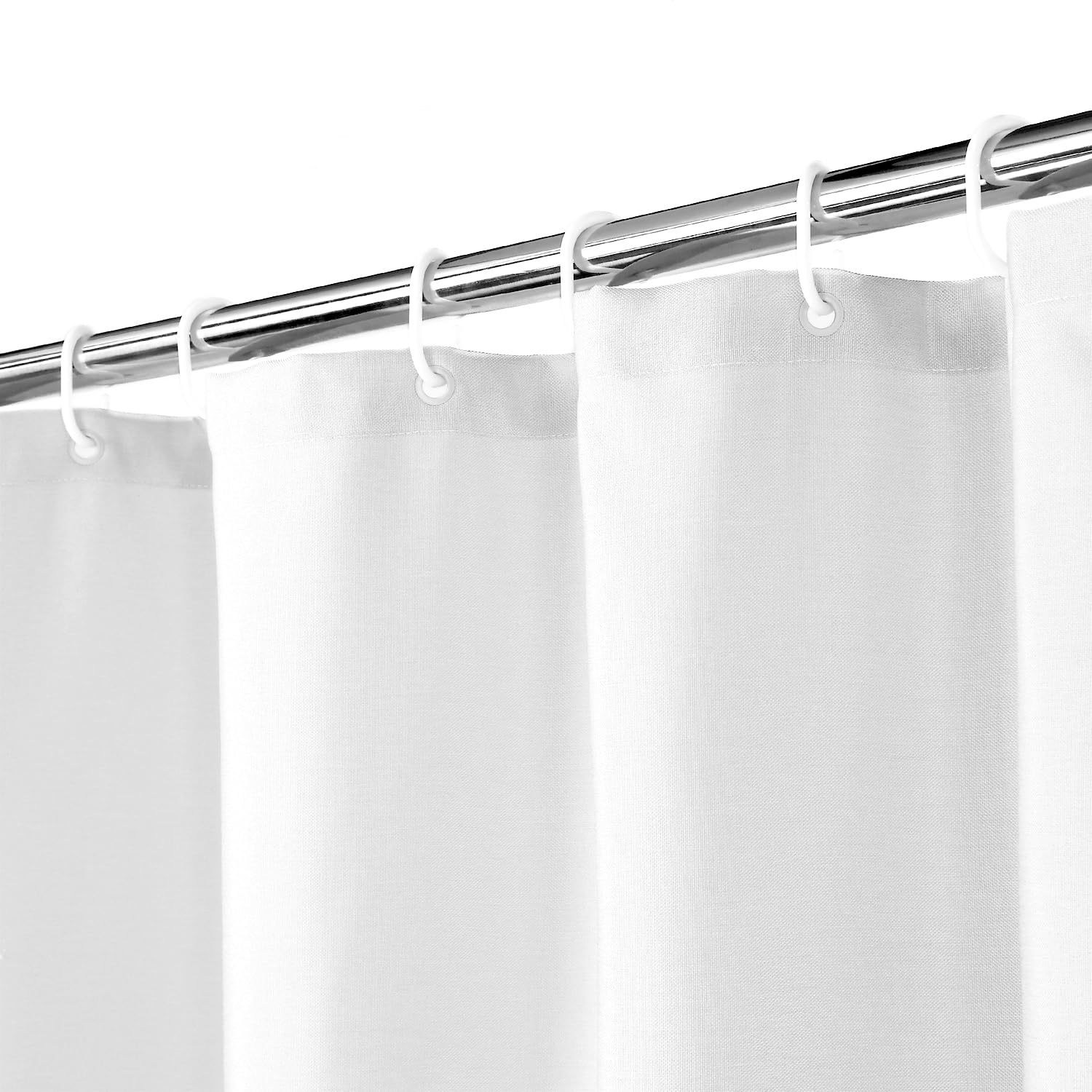 Jolof Store Heavyweight Fabric Shower Curtain - Dark Grey - 152x200 cm