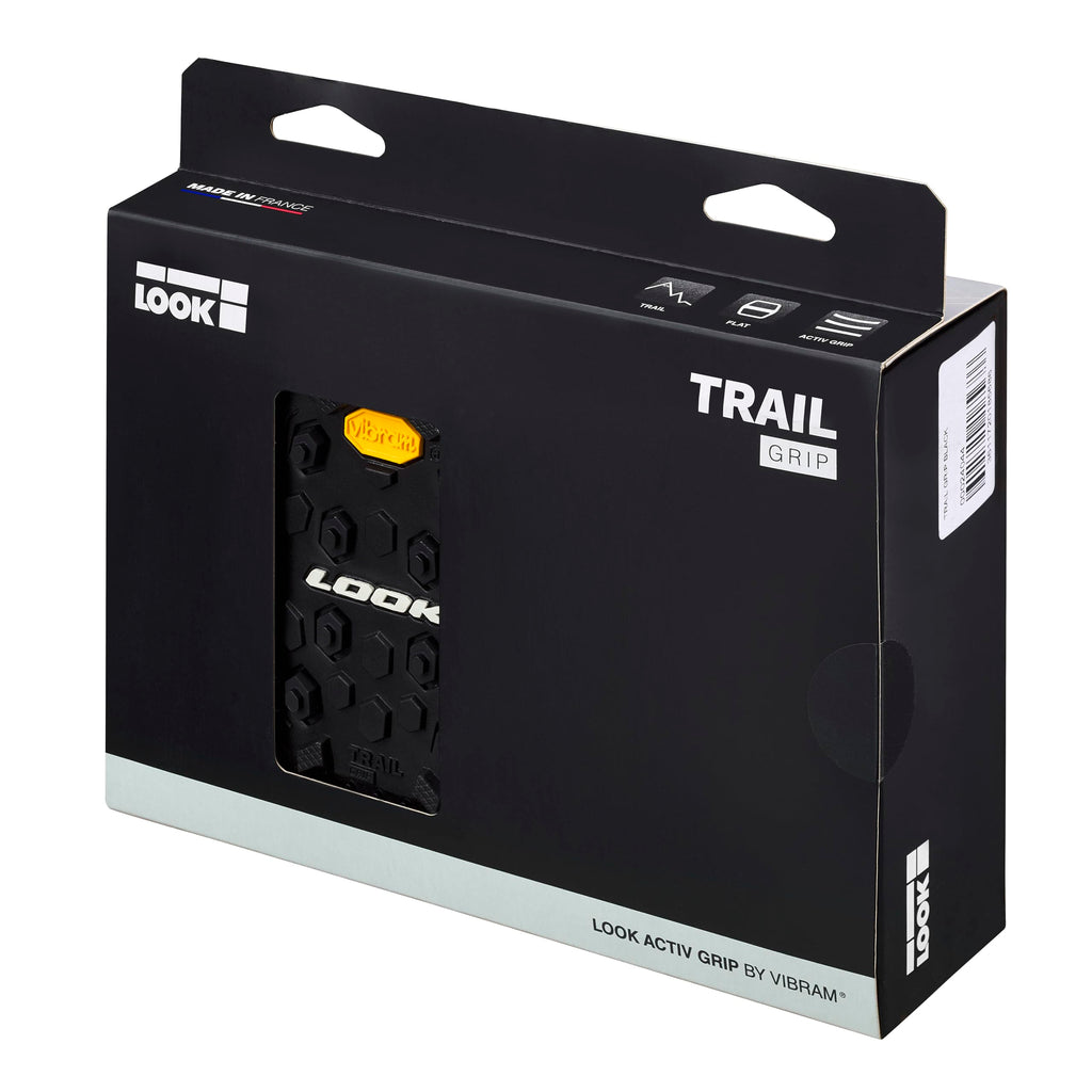 LOOK Cycle Geo Trail Grip MTB Pedals – Vibram Rubber Flat Pedals