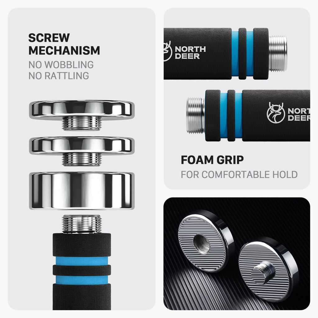 Jolof Store Adjustable Steel Dumbbells | 2.5kg Pair Compact Chrome Set