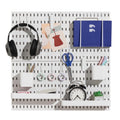 Keepo Pegboard Combination Kit – Modular Wall Organizer, White, 22x22"