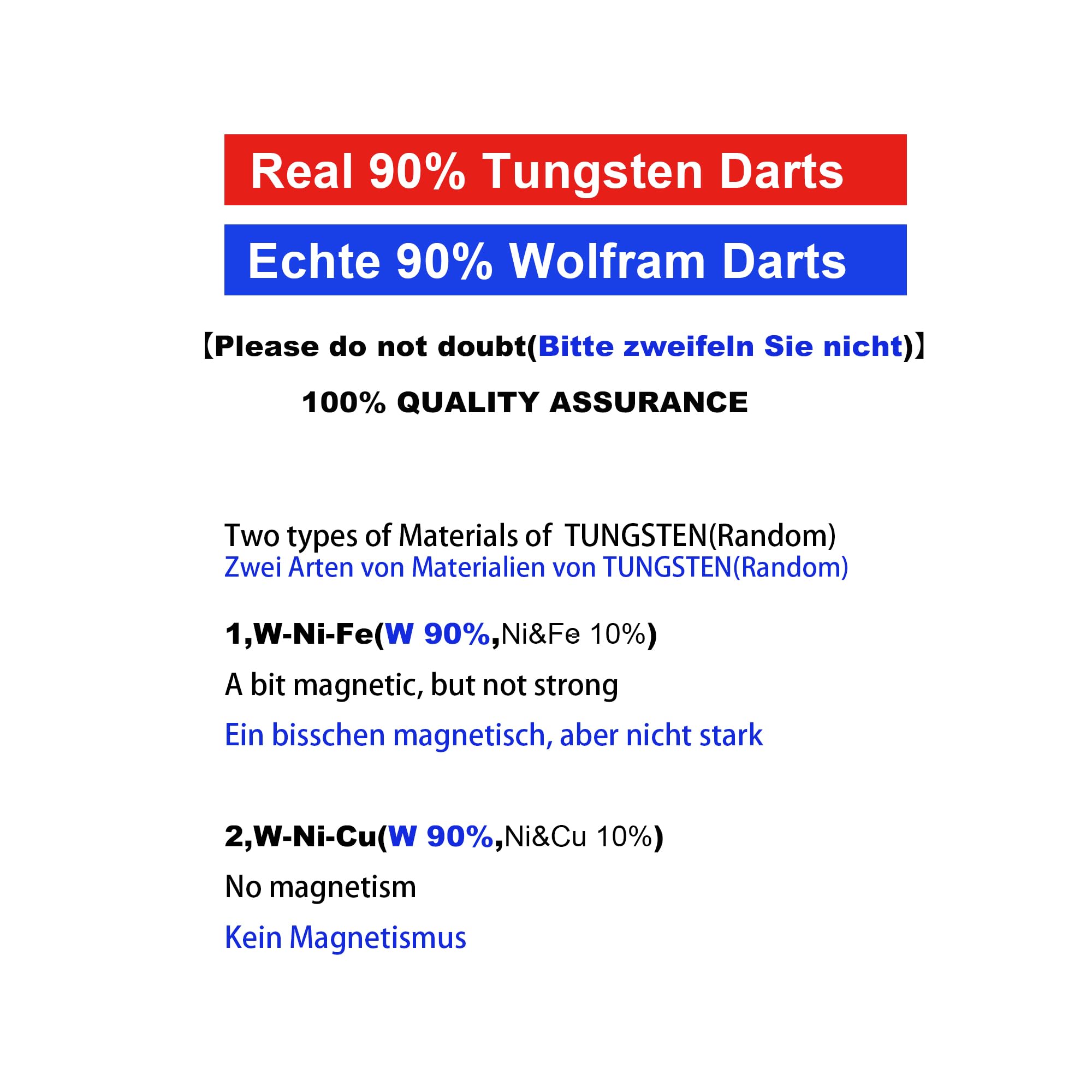 CyeeLife 90% Tungsten Steel Dart Barrels - 22g Professional 2BA Barrels