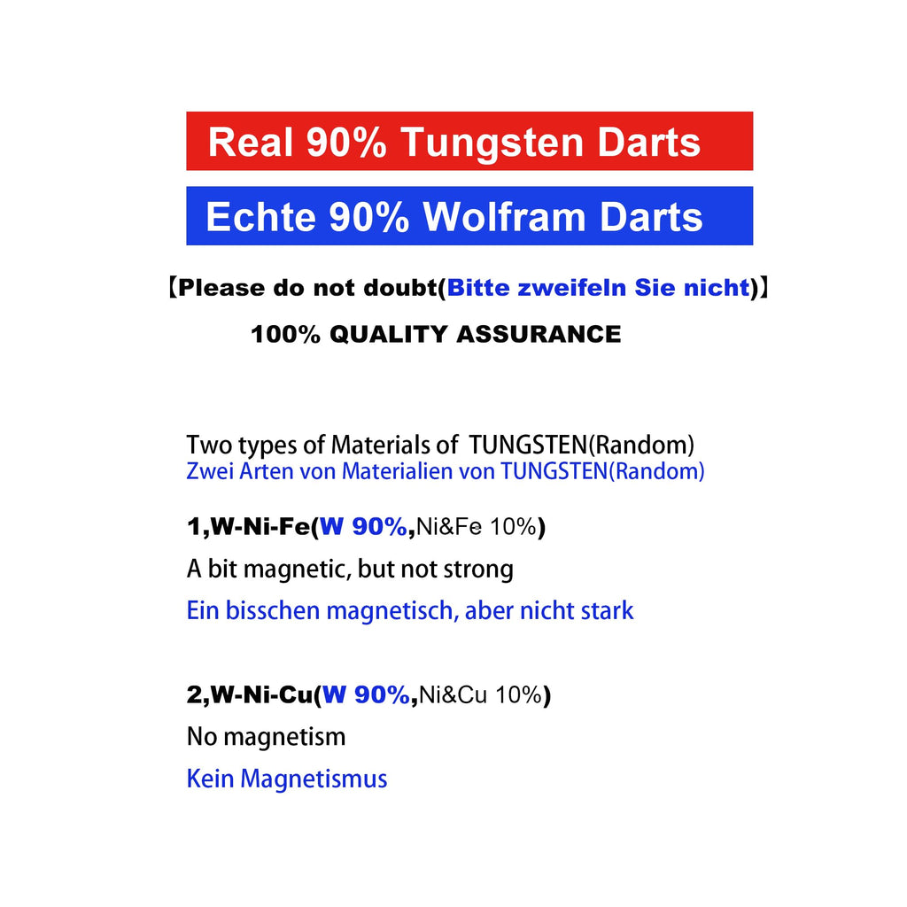 CyeeLife 90% Tungsten Steel Dart Barrels | 20g Professional 2BA Barrels