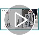 Navaris Stair Climbing Hand Trolley – Folding Aluminium Dolly Cart