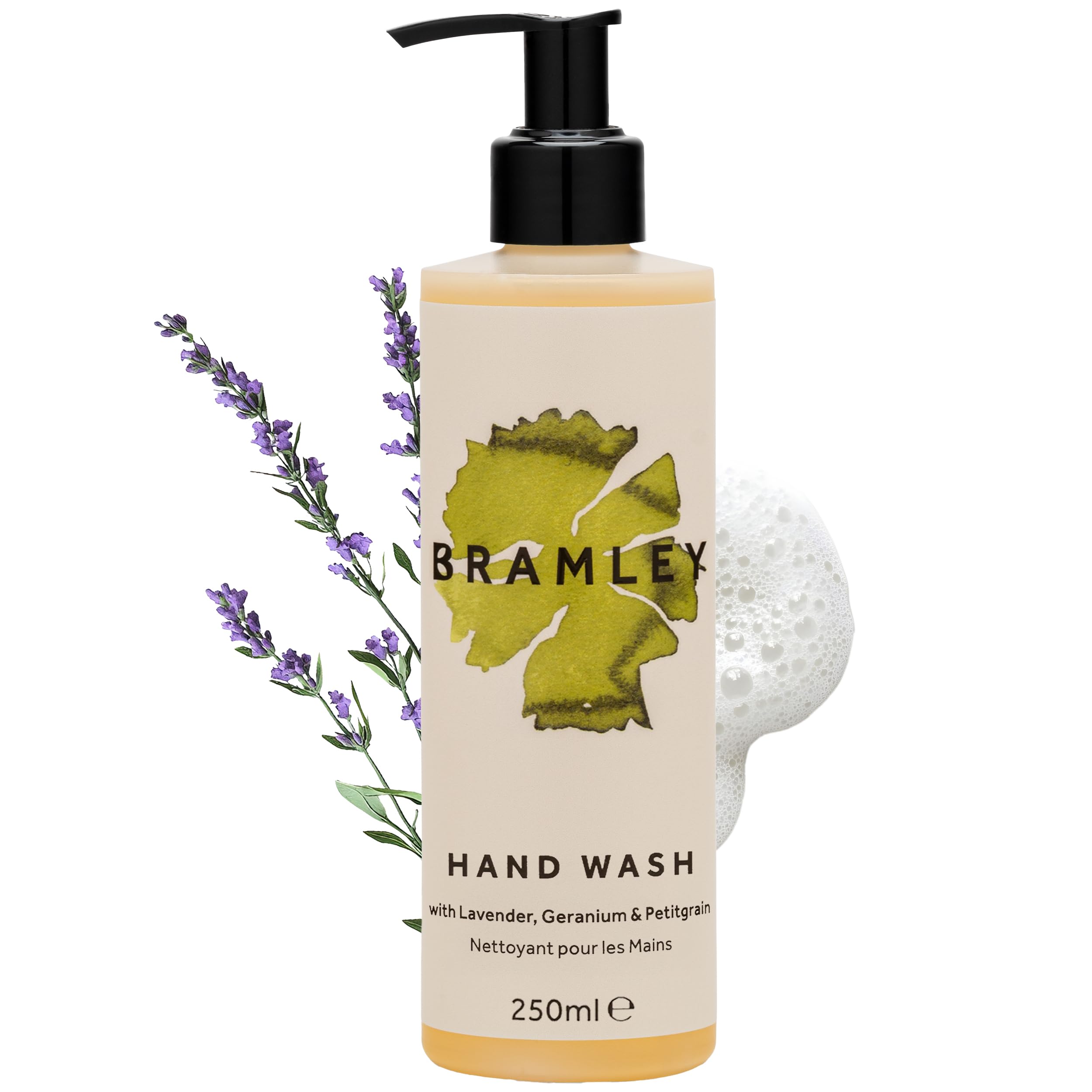 Bramley Antibacterial Hand Wash – Lavender & Geranium Soap 250ml