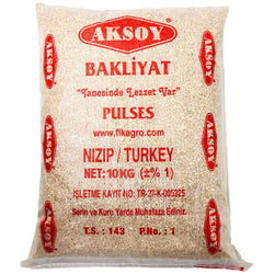 Aksoy Wholefoods Pearl Barley 10KG - High Fiber Grains for Soups & Stews