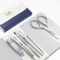 MR.GREEN Manicure Set – Stainless Steel Nail Care Kit with Leather Case