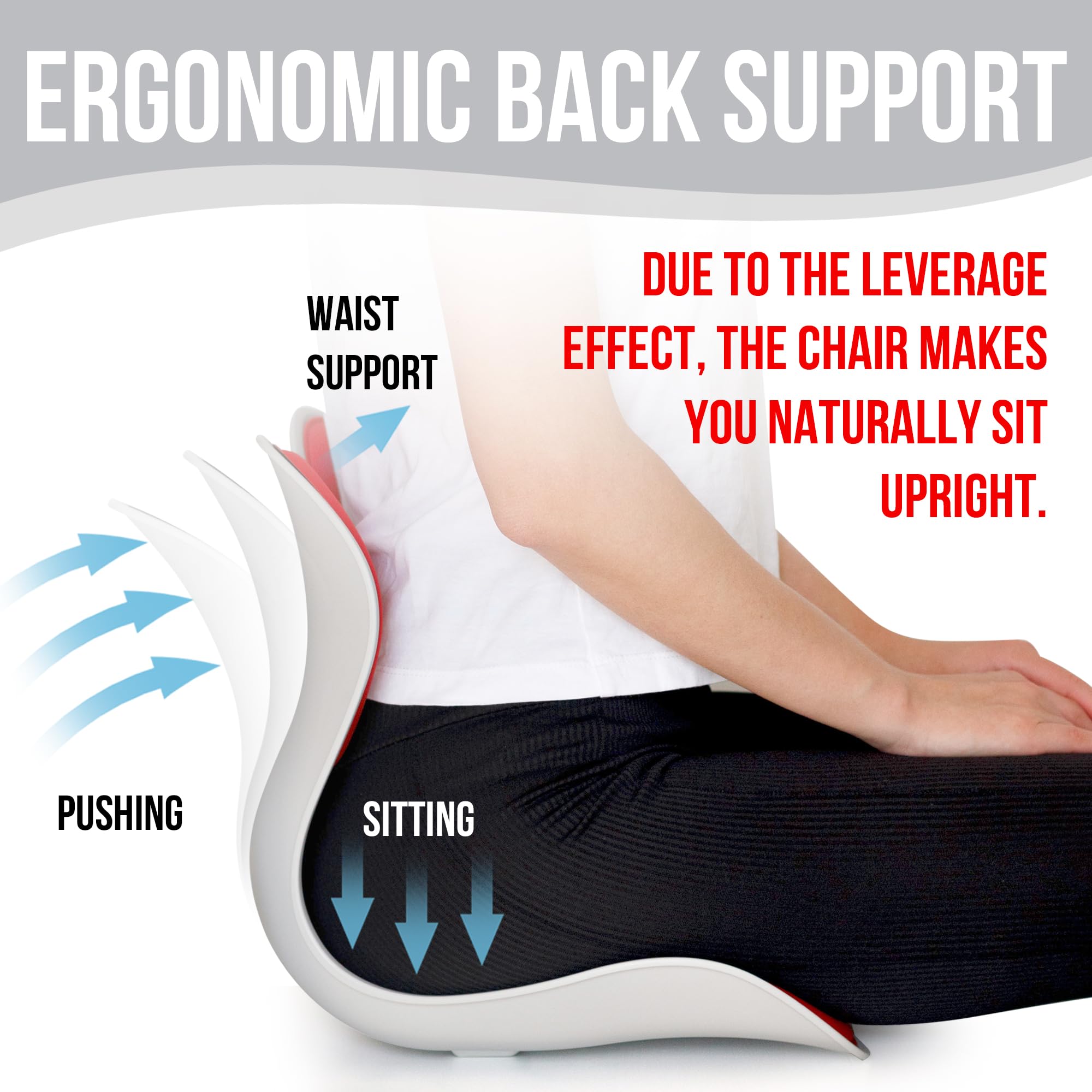 ERGONIX Kids Lumbar Support Posture Corrector Chair - Size S Ergonomic