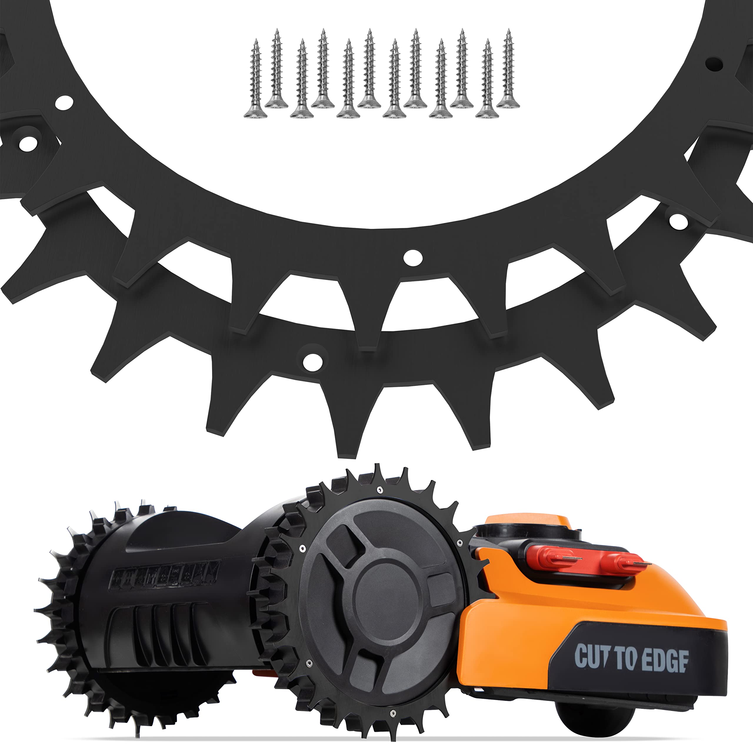 Robo Claws Black Line Spikes for Worx Landroid S/M - Aluminum Traction Kit