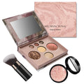3-Piece Baked Makeup Set – Full Face Palette with Brush
