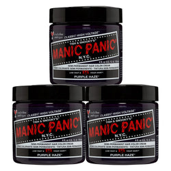 Manic Panic Purple Haze Semi Permanent Hair Dye – Vegan & Cruelty Free – 3 Pack