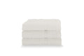 Gabel Set of 3 Guest Towels – Pure Cotton Terry – White – 40 x 60 cm