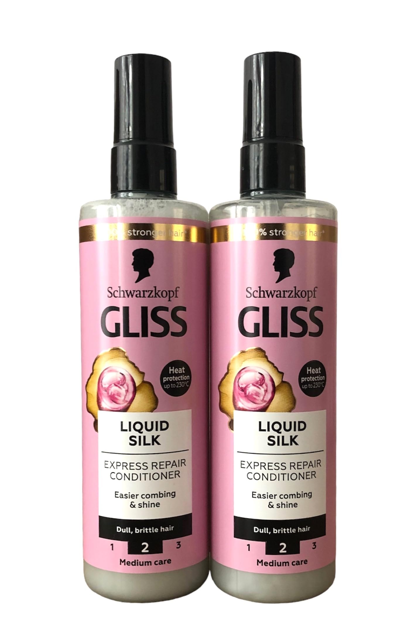 Schwarzkopf Gliss Liquid Silk Express Repair Conditioner 200ml - 2 Pack