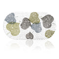 QZDAFFIC Non-Slip Bath Mat – 69x35cm Ginkgo Pattern Shower Mat