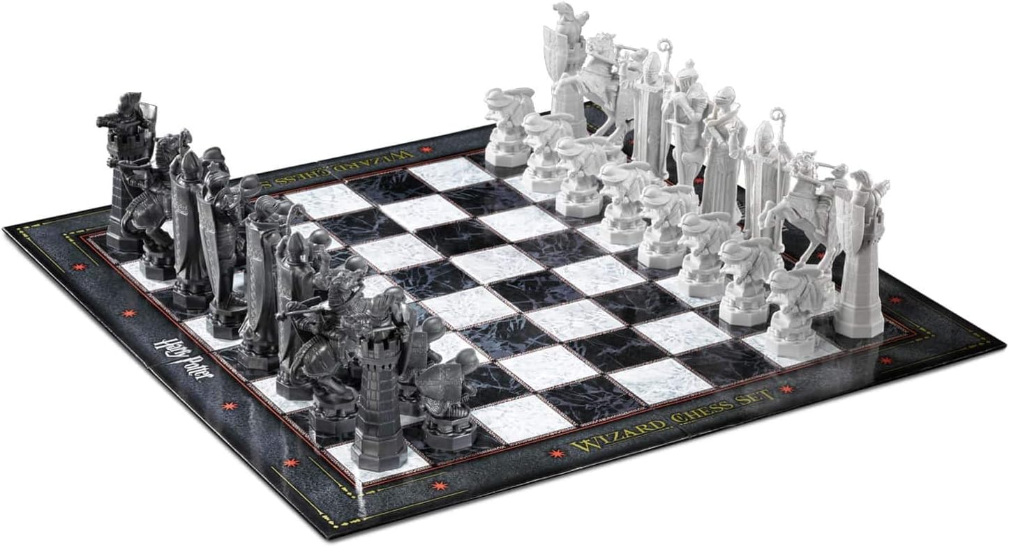 The Noble Collection Harry Potter Wizard Chess Set | Movie Prop Replica