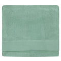 furn. Textured Cotton Bath Sheet | Smoke Green | 500gsm - 90x150cm