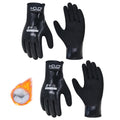 HLDD Waterproof Thermal Work Gloves – 2 Pairs Winter Freezer Grip Gloves