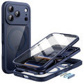 JETech iPhone 17 Pro Max MagSafe Case with Screen Protector – Orange