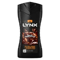 Lynx Dark Temptation 3-in-1 Body Wash - Chocolate Scent, 225ml (Pack of 6)