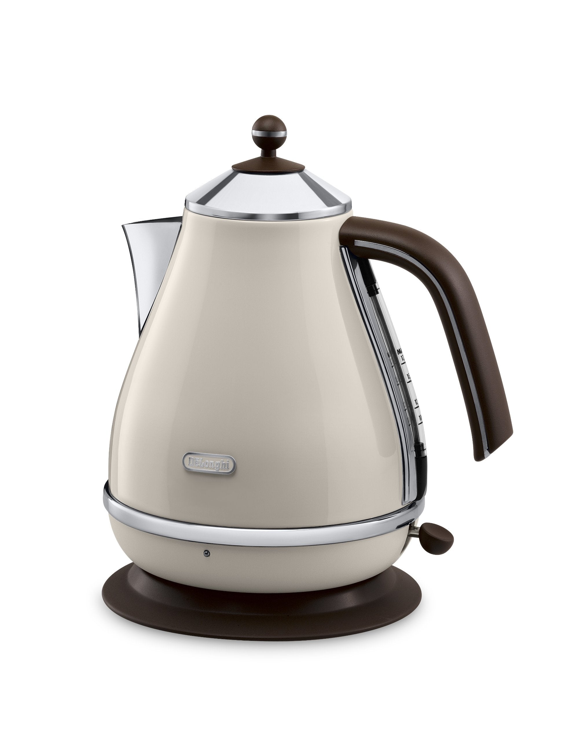 De'Longhi Icona Vintage Electric Kettle – 1.7L Retro Design, Cream