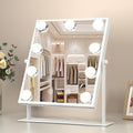 FUNTOUCH Hollywood Vanity Mirror with 9 LED Bulbs | 3 Color Modes, White