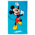 Disney Mickey Mouse Beach Towel – 100% Cotton, Sky Blue, 70 x 120 cm