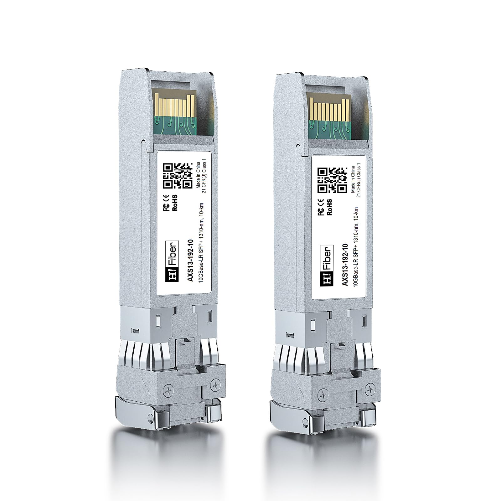 10G SFP+ LC Single Mode Transceiver 10km 2-Pack