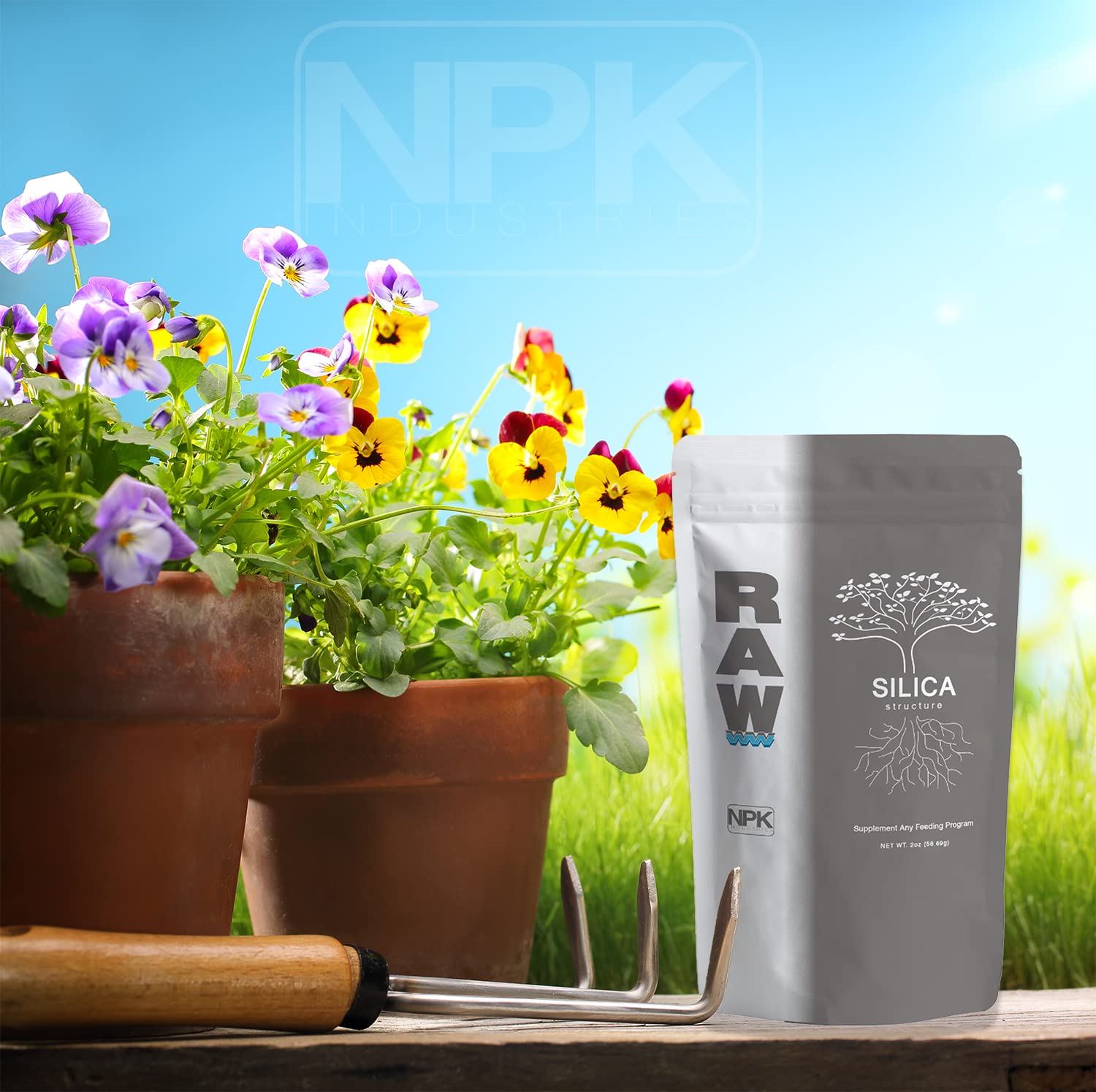 RAW Silica 8oz - High-Purity Silicon Dioxide Plant Supplement