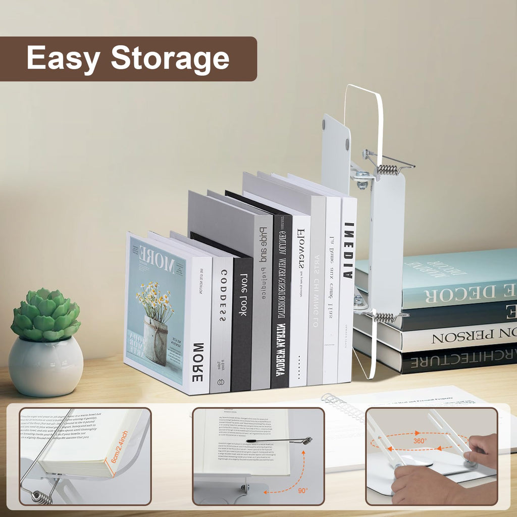 Foyucool Acrylic Book Stands for Reading - image 3