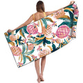 Runmeihe Oversized Microfiber Beach Towel | Sand-Free Quick-Dry 71x32
