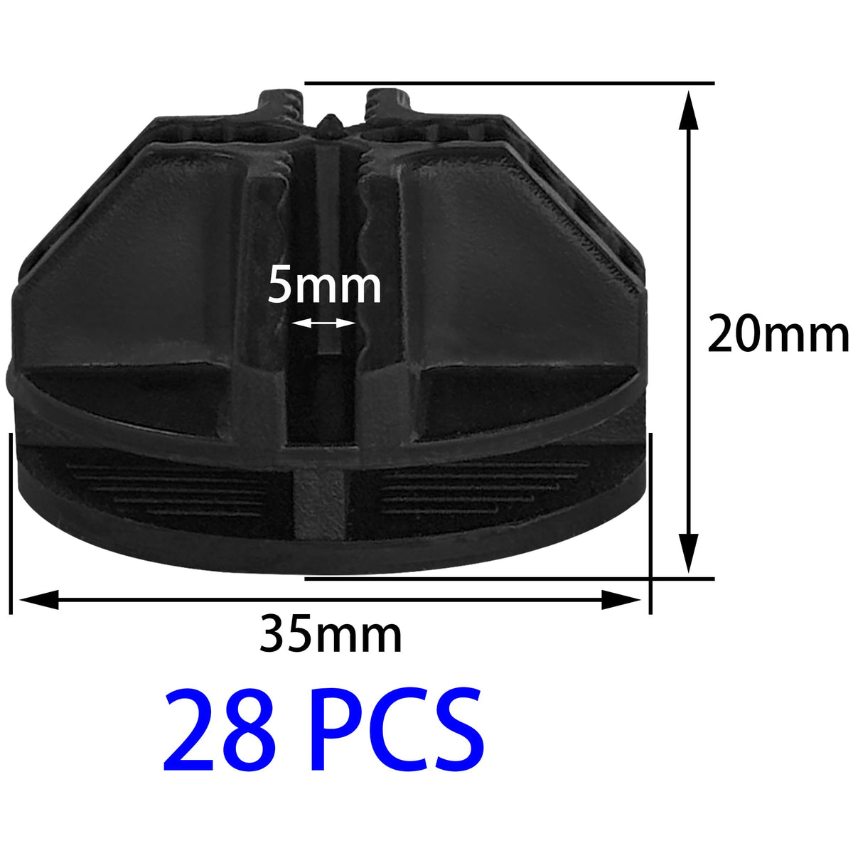 DDHOMIN 28 PCS Storage Cude Connector for DIY Cudes Black - image 4