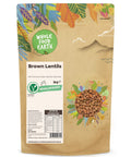 Wholefood Earth Brown Lentils – 3kg Natural High Protein Plant-Based