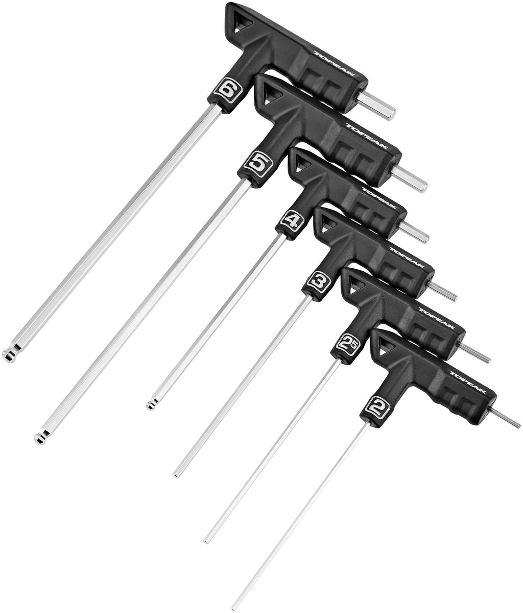 Topeak 6-Piece Hex Wrench Set – Chrome Vanadium Steel Allen Keys