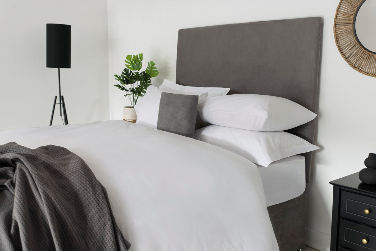 Belledorm Headboard Wrap Charcoal, Double