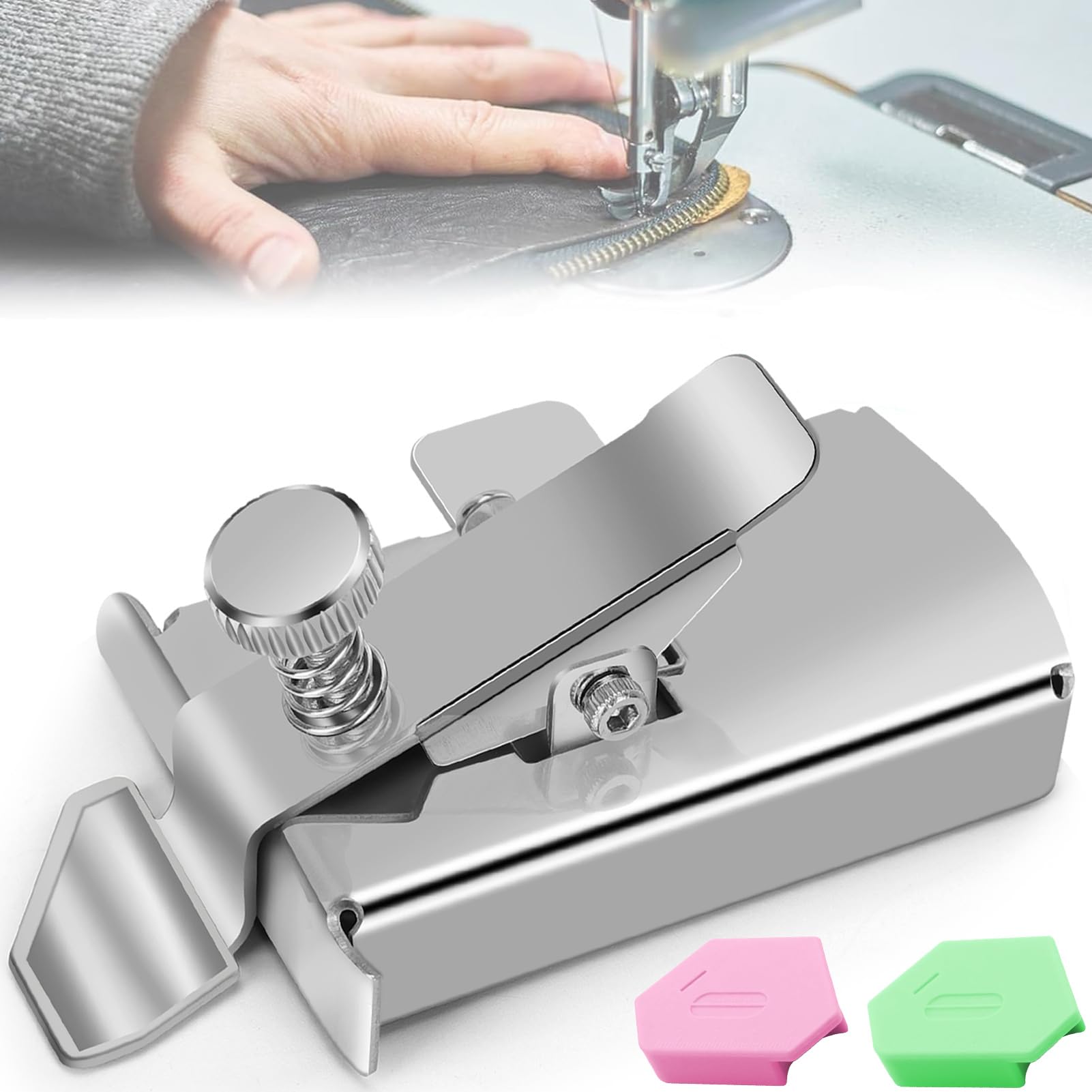Jolof Store 3pcs Magnetic Seam Guide – Stainless Steel Sewing Tool
