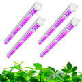 Wolezek 2FT T8 Full Spectrum LED Grow Lights for Indoor Plants | 4-Pack