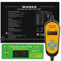 WADEO Seedling Heat Mat with Thermostat - 60x42cm Waterproof 50W Mat