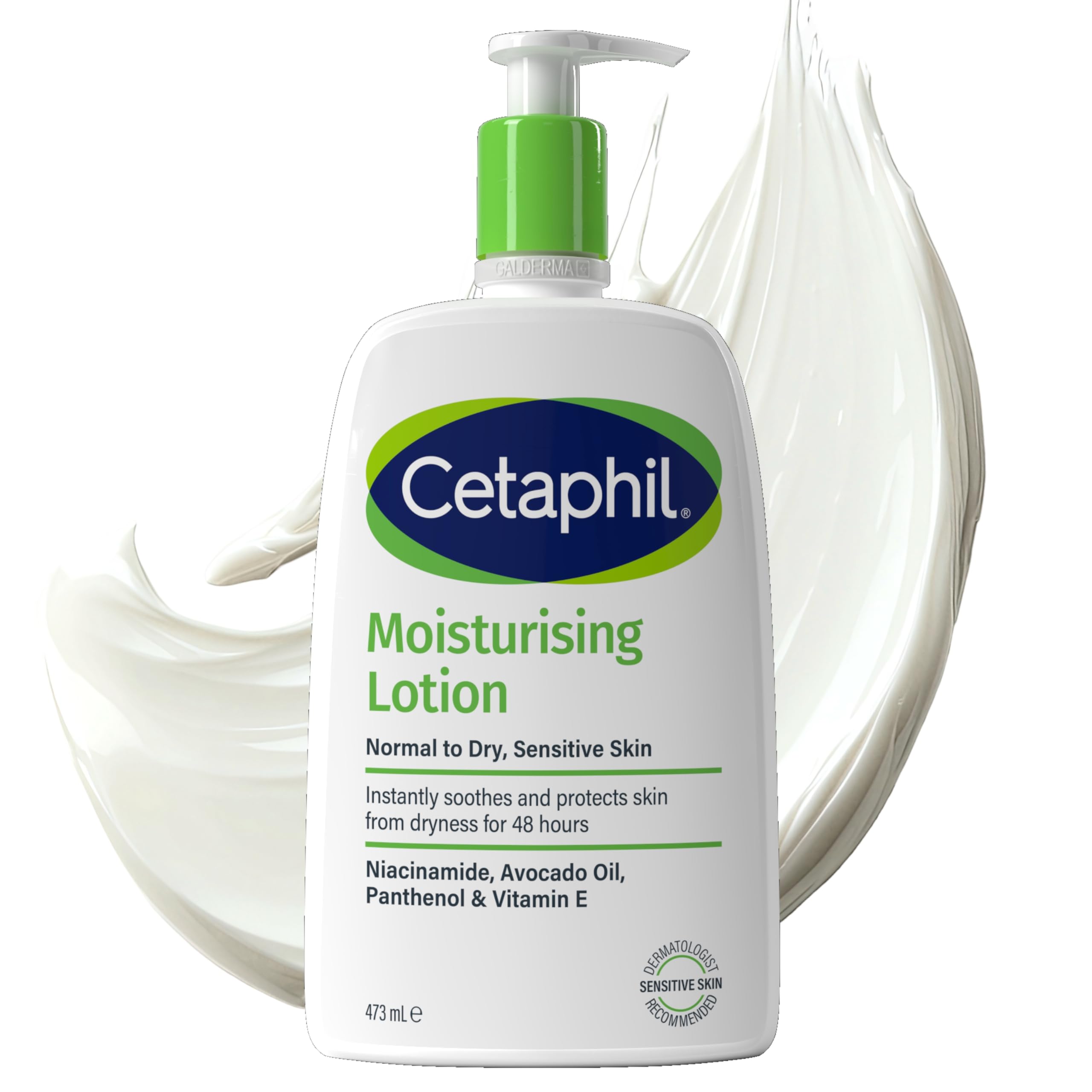 Cetaphil Moisturising Lotion | Face & Body Moisturiser for Sensitive Skin | 473ml