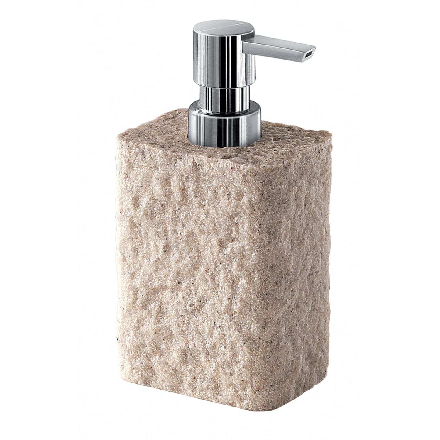 Gedy Aries Dispenser de Jabón Beige – Accesorio de Baño Moderno