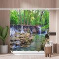 Woutay Waterfall Shower Curtain | Mold Resistant Waterproof Polyester