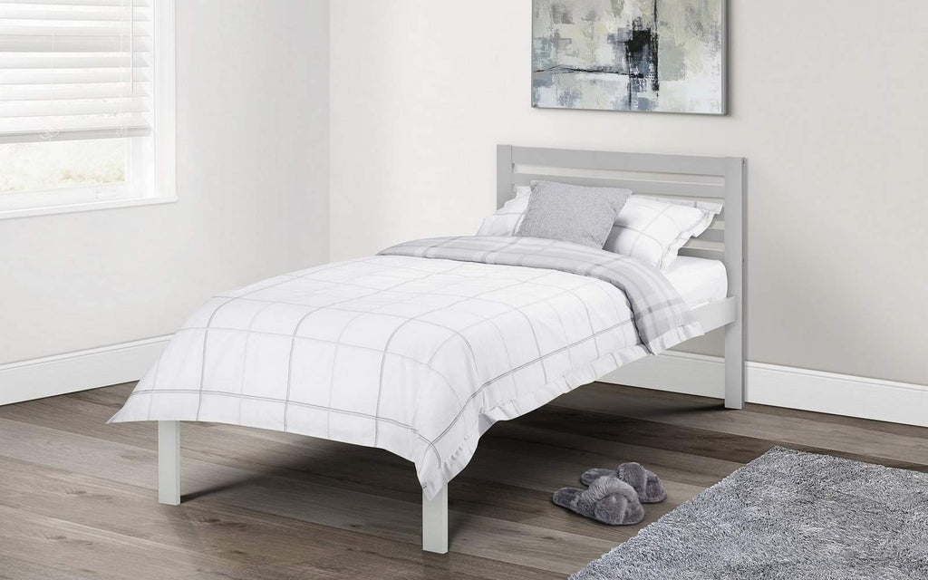 Julian Bowen Slocum Bed, Single, Light Grey - W100 x D195cm - image 2